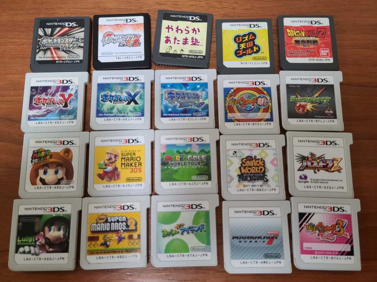 Yahoo!オークション - 動作確認済 3DSソフト DSソフト ソフトのみ 20タ