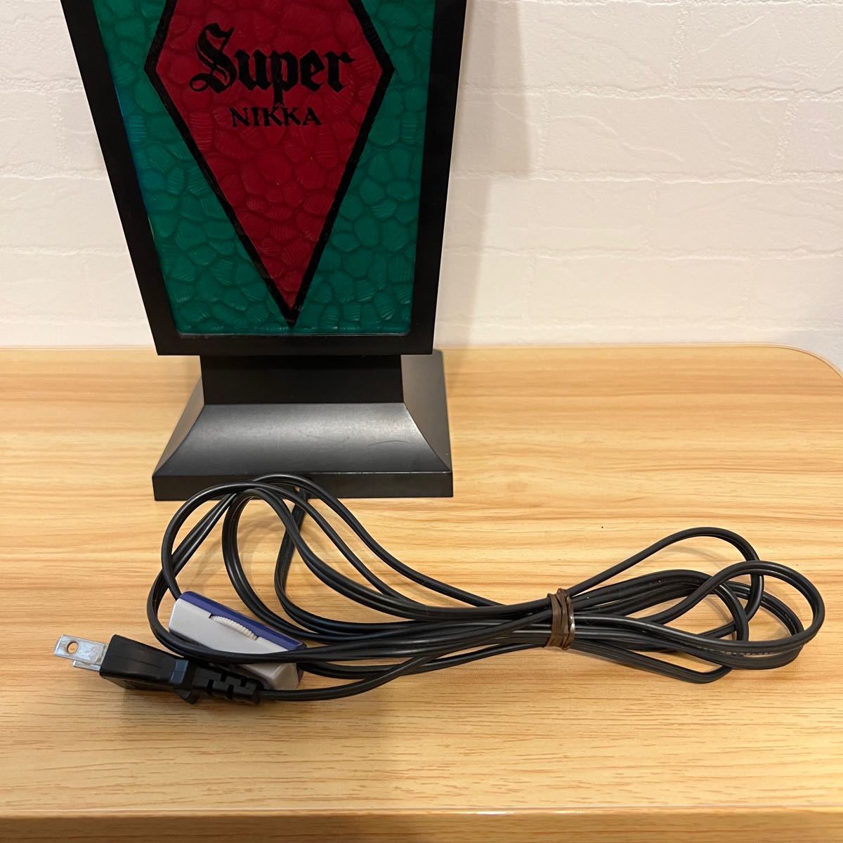 ニッカウヰスキーのステンドランタン Super NIKKA ブラックニッカ