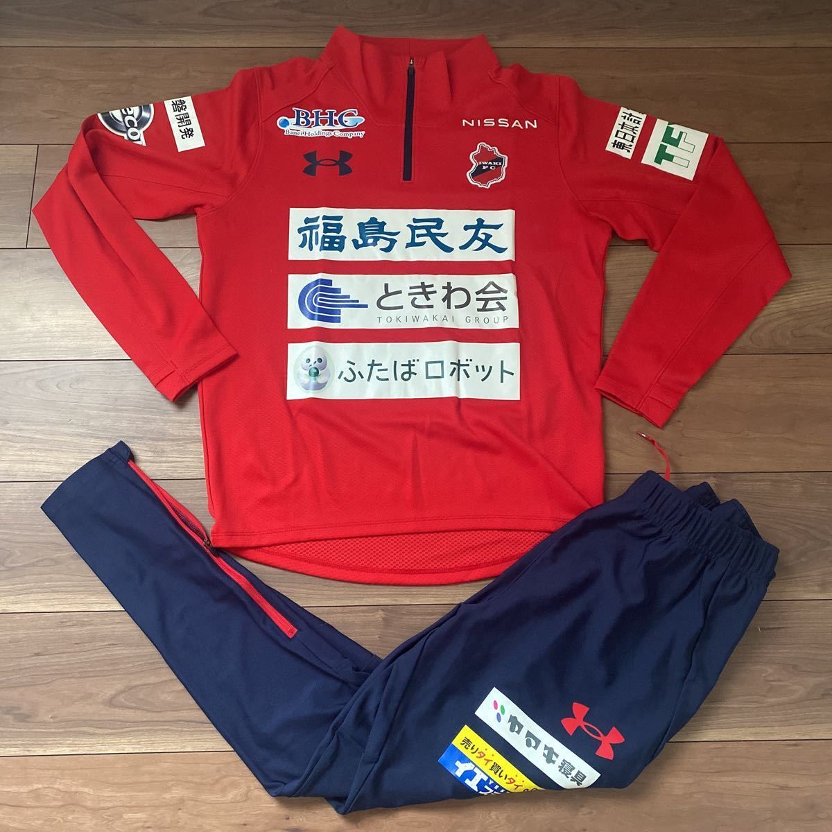 Yahoo!オークション - いわきFC実使用 支給品 トレーニングウェア 上下