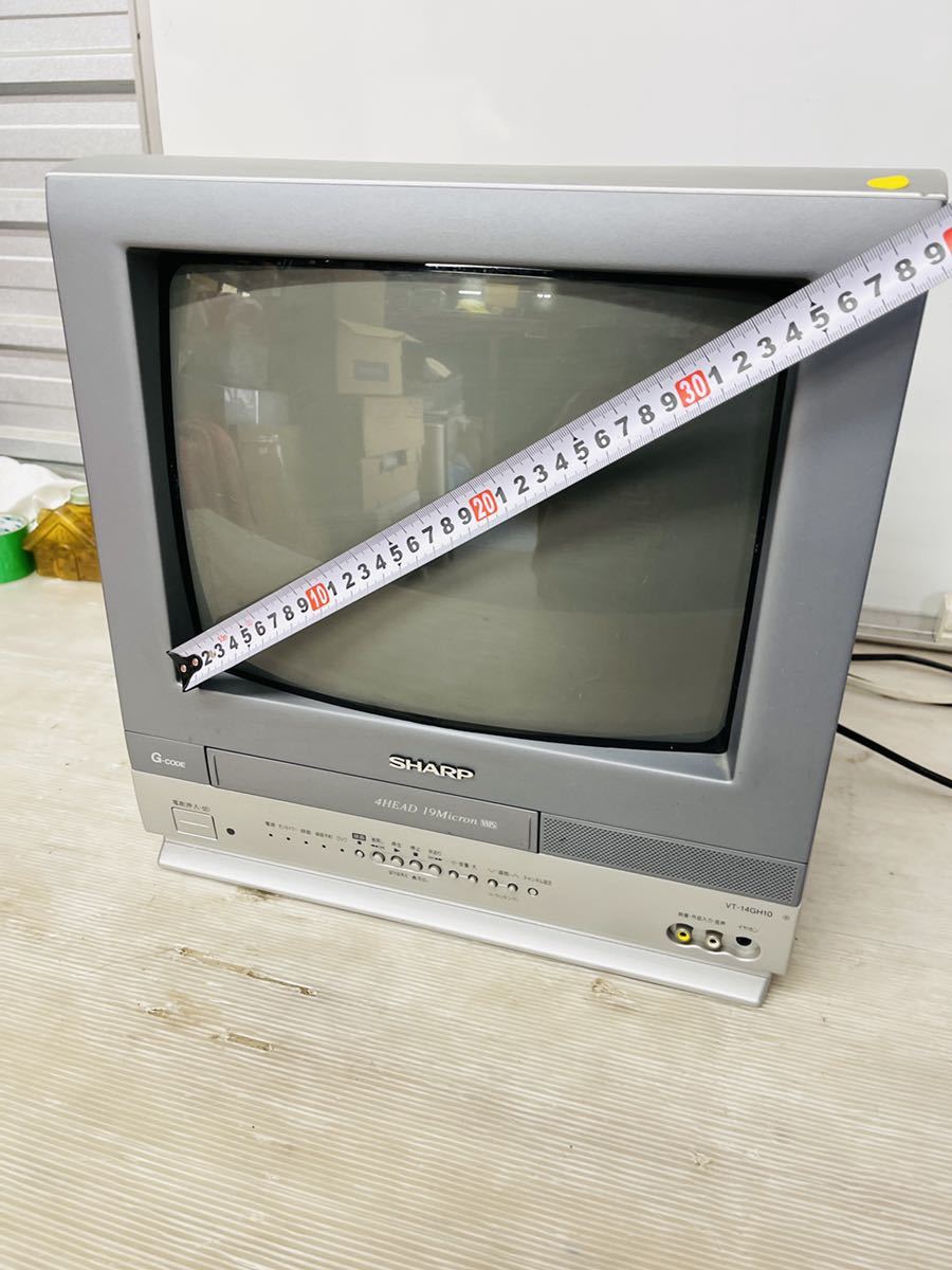SHARP ブラウン管テレビ Videoプレーヤー付き｜Yahoo!フリマ（旧PayPay