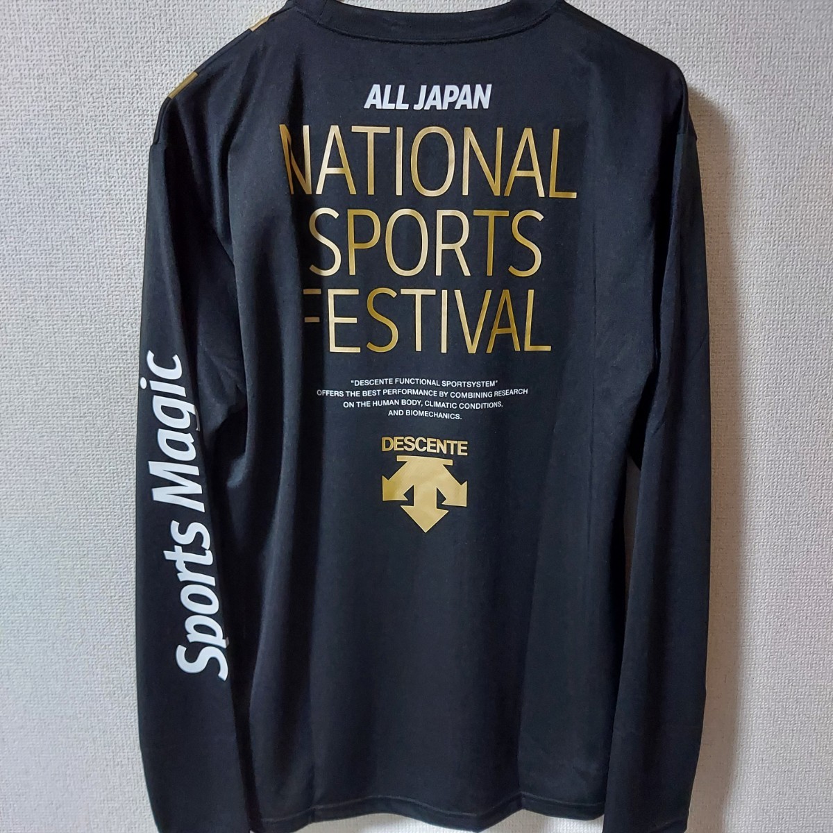 国体 2022 デサント 長袖 シャツ 陸上 バレーボール 水泳 インターハイ