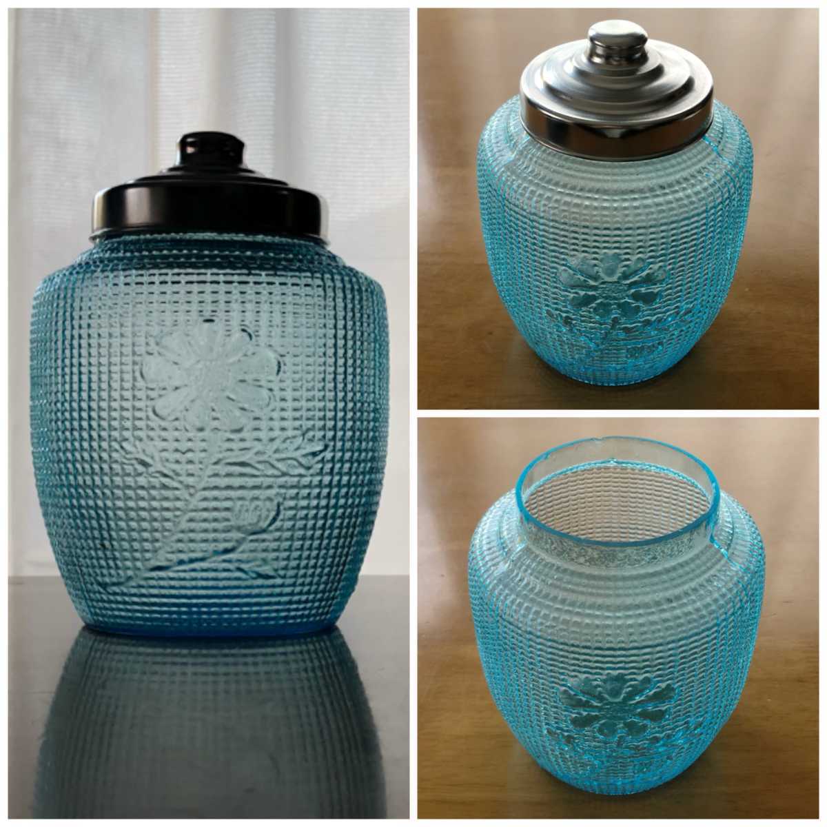 Yahoo!オークション - ひな菊文あめや瓶 ガラス瓶・和ガラス・あめや瓶