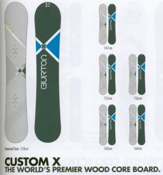 Yahoo!オークション - BURTON CUSTOM X 156 06-07年 スノーボード 板