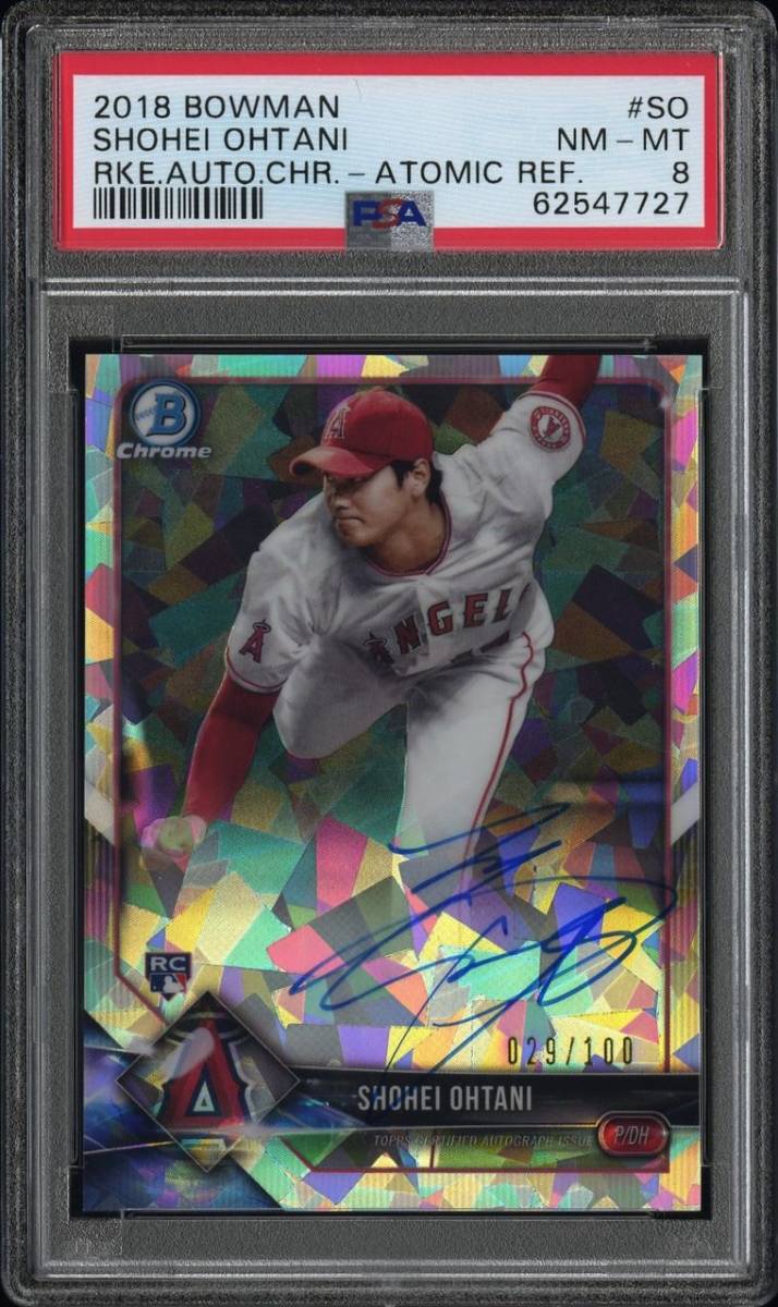 Yahoo!オークション - 大谷翔平 100枚限定直筆サイン2018 BOWMAN CHROM