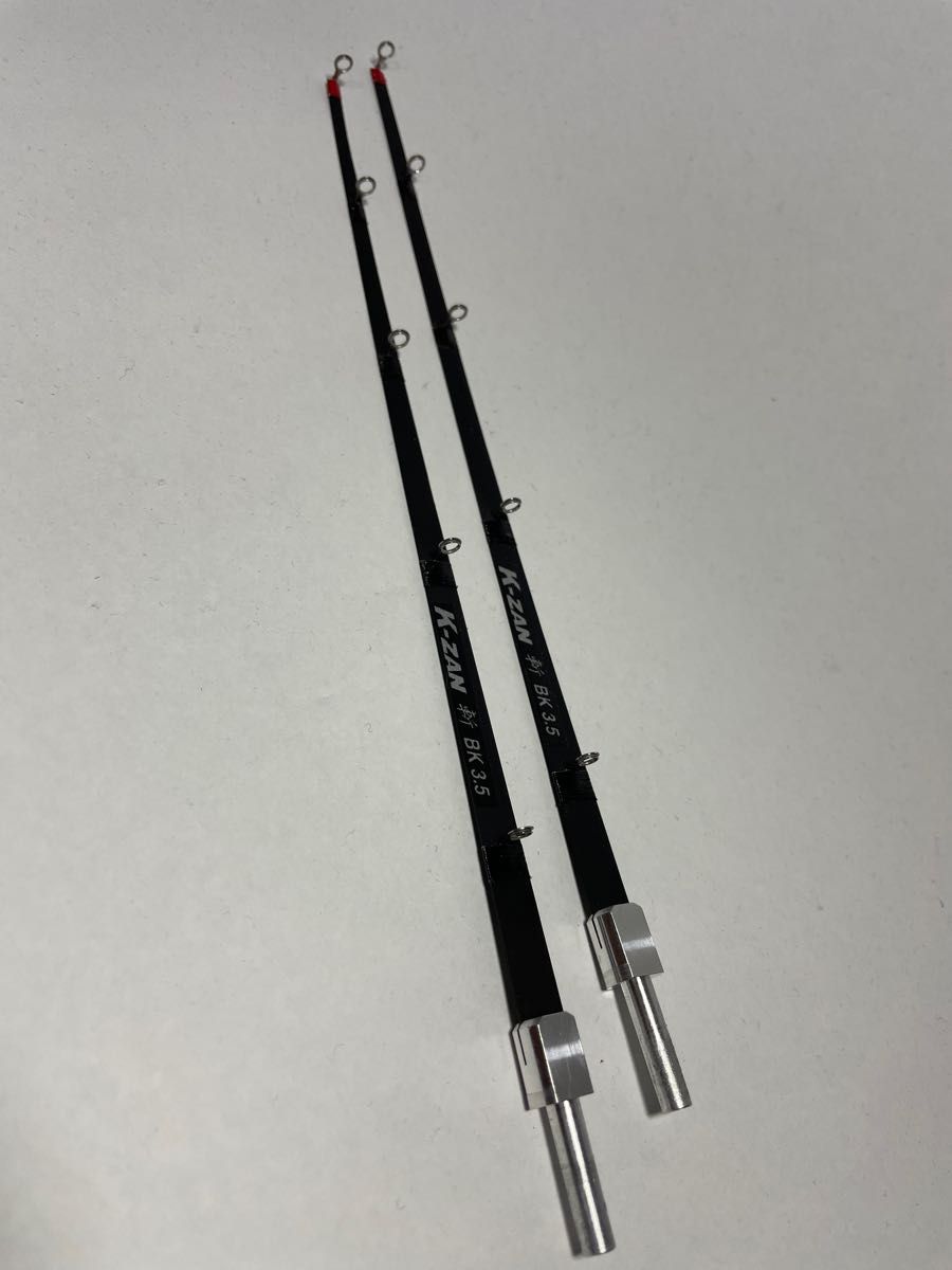 k-zan 斬BLACK 2本セット わかさぎ穂先 竿元キャップ5mm｜Yahoo!フリマ