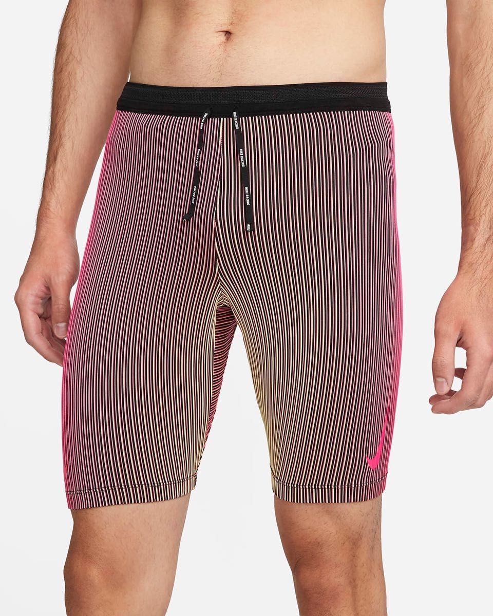 Nike エアロスイフト ハーフ タイツ S ピンク マラソン スパッツ