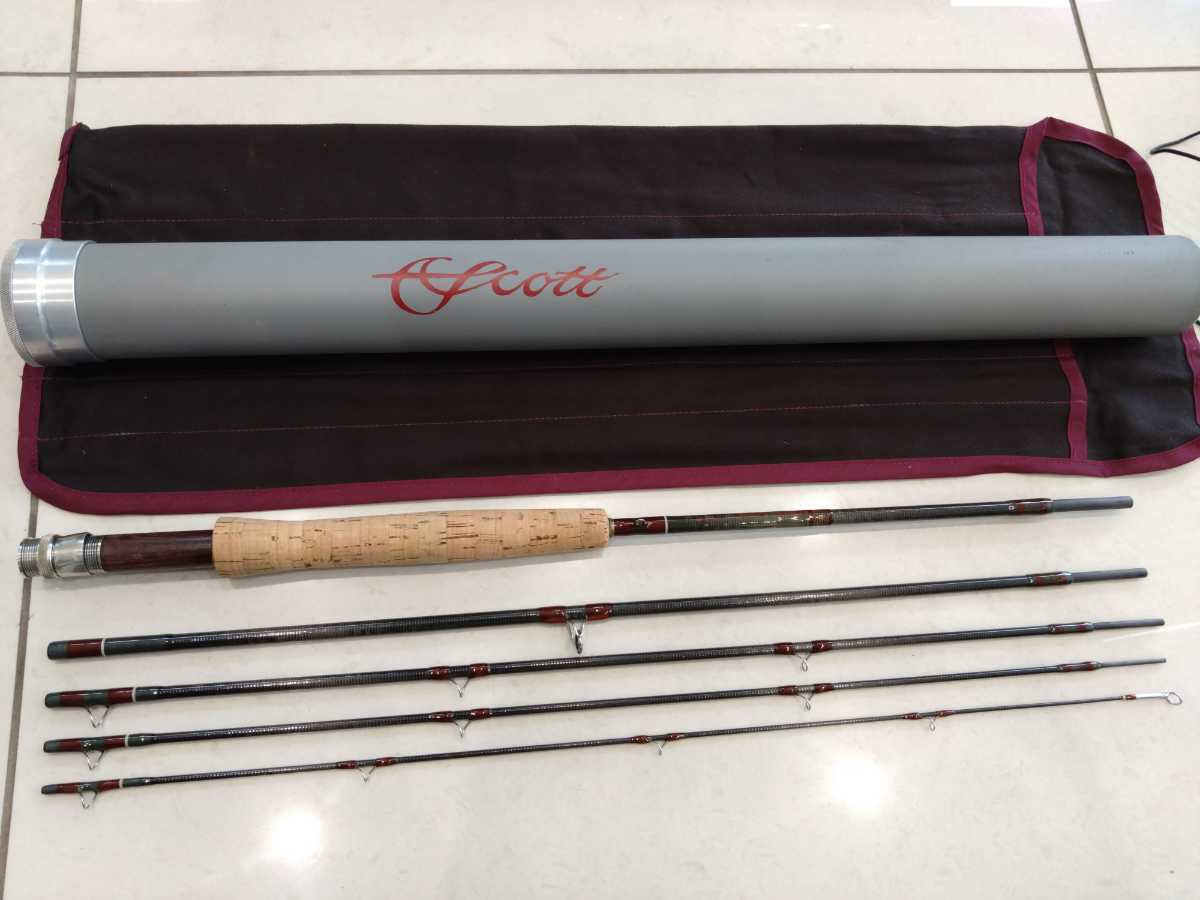 Yahoo!オークション - Scott G844/5 スコットフライロッド 8ft4inch #4