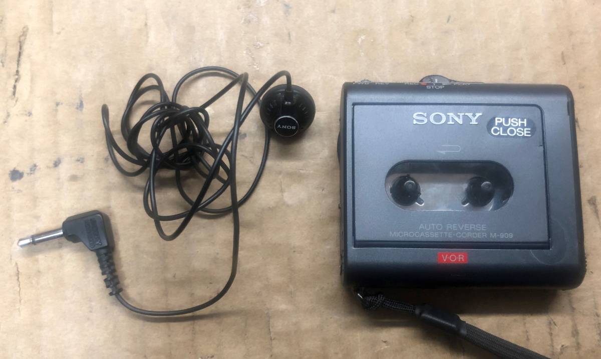 Yahoo!オークション - SONY マイクロカセットレコーダー M-909 SPY ジ