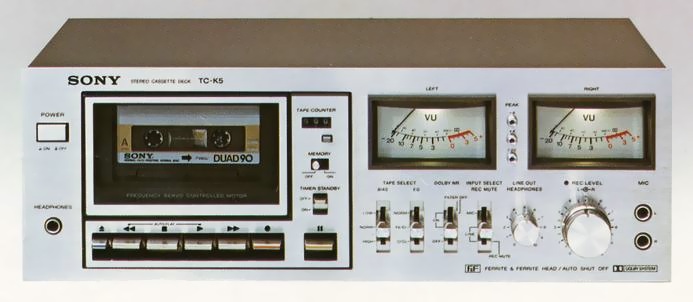 Specifications of SONY TC-K5 SONY