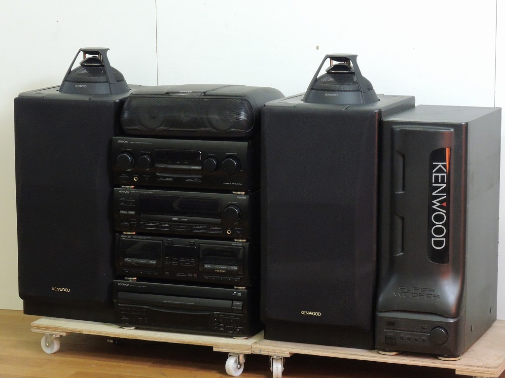 KENWOOD システムコンポ A-97/X-97/GE-97/LVD-97/S-12M/OMNI-7/SW-9/CS