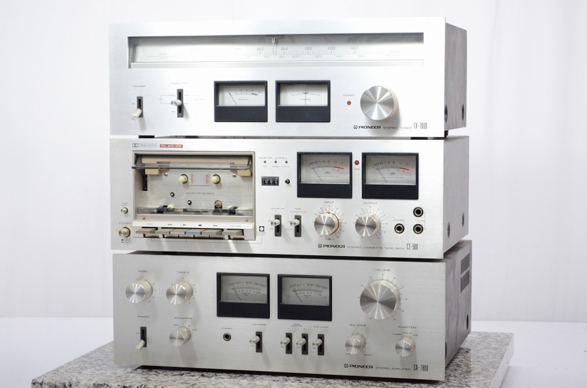 PIONEER パイオニア SA-7800 TX-7600 CT-500 プリメインアンプ