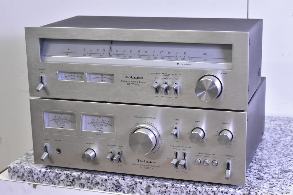 Technics/テクニクス SU-7300II/ST-7300II プリメインアンプ/FM-AM