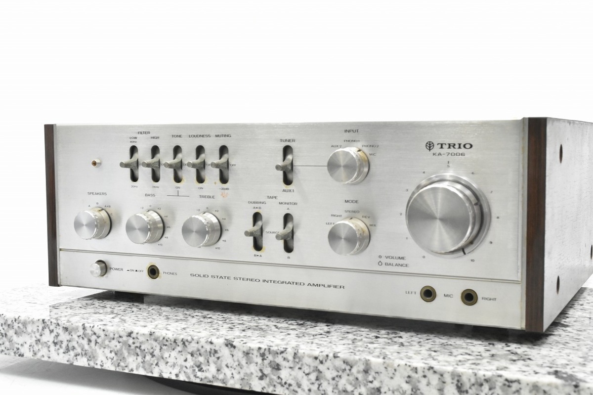 TRIO トリオ プリメインアンプ KA-7006 買取情報 | オーディオの買取屋さん