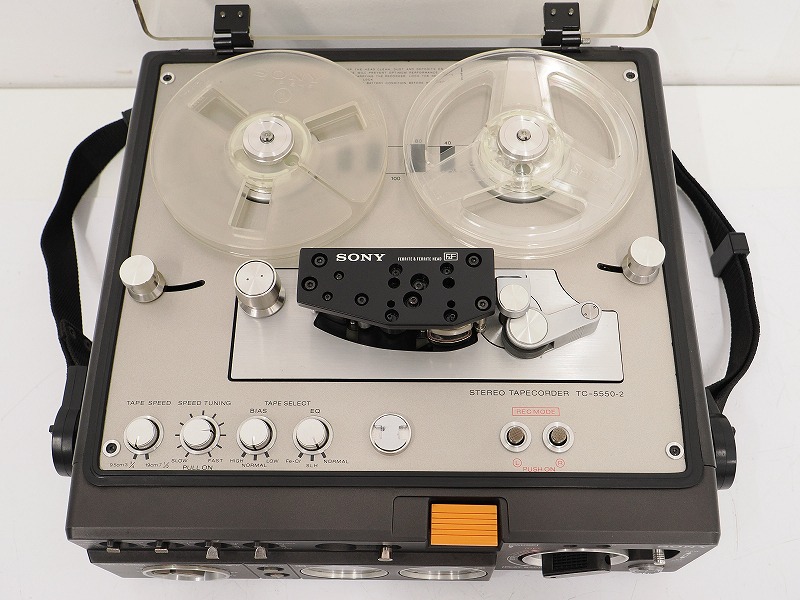 SONY TC-5550-2 デンスケ ポータブルオープンリールデッキ 5号空リール