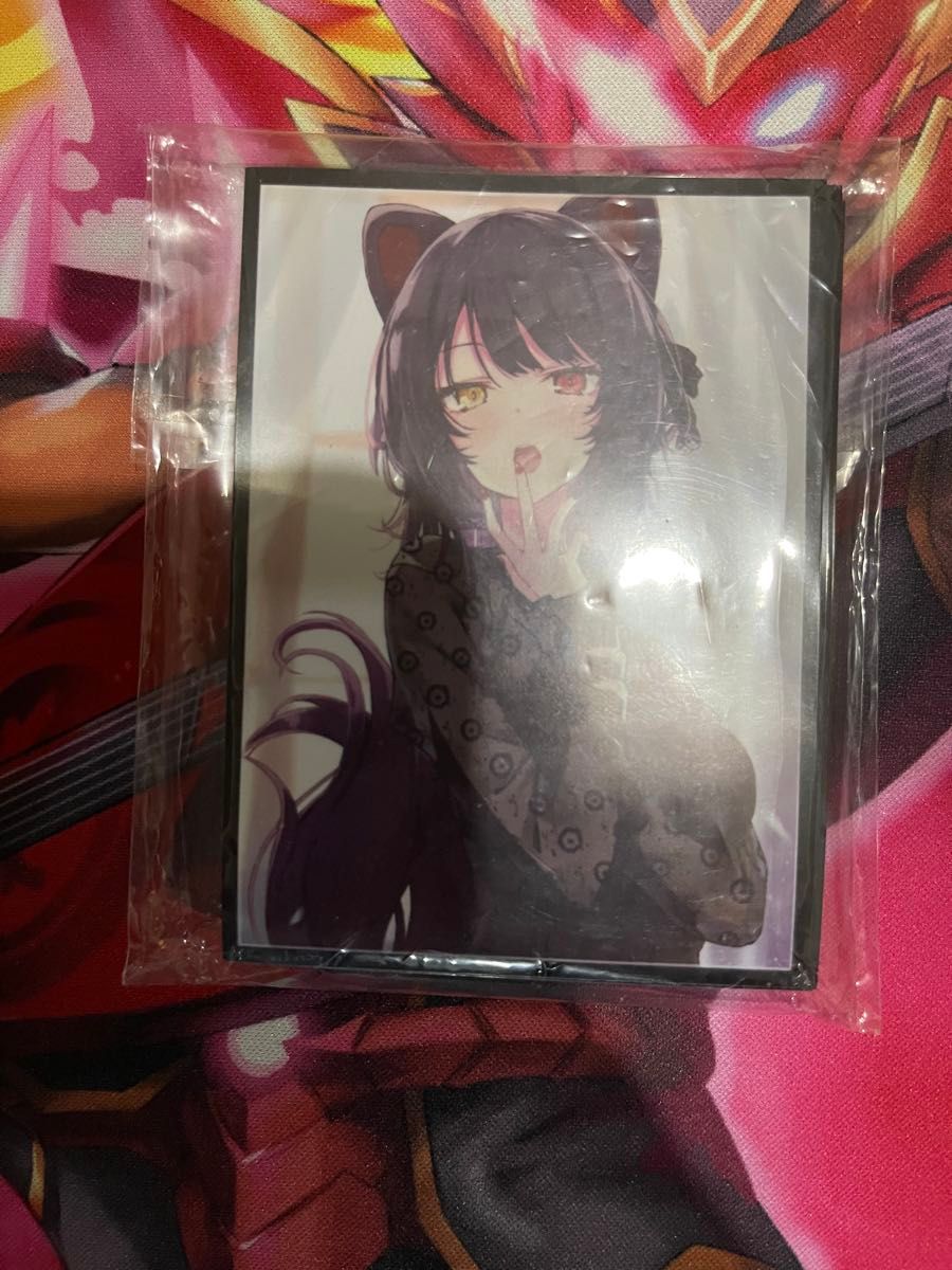 にじさんじ 戌亥とこ 巫女 猫耳 ミッドナイトブルー プレイマット