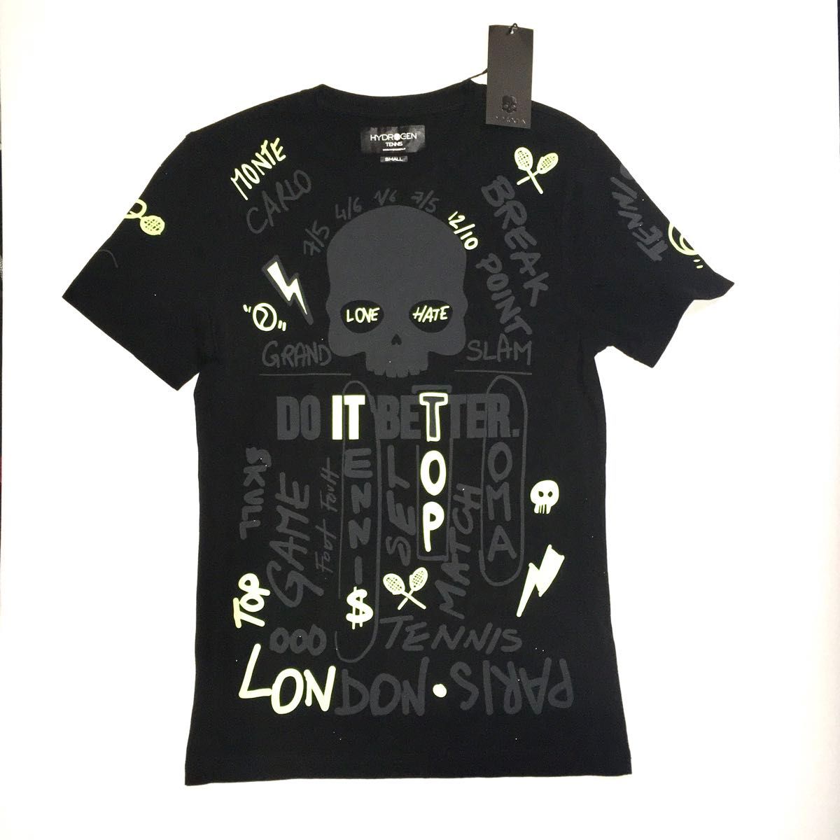 ハイドロゲン・テニス】サイケデリック・Tシャツ 未使用 S 正規代理店