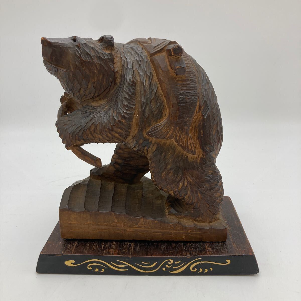 2026年最新】Yahoo!オークション -木彫り熊 鮭の中古品・新品・未使用