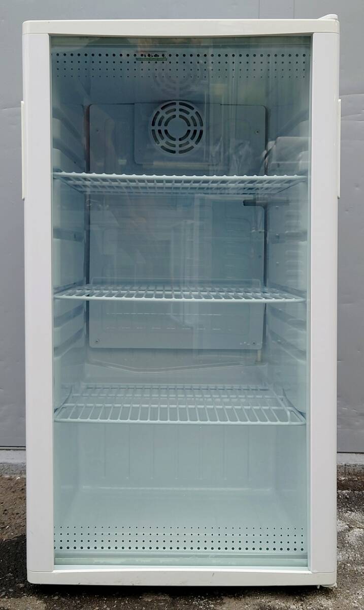 145業務用 冷蔵ショーケース オフィスコンビニ XW-105 左右開き 小型