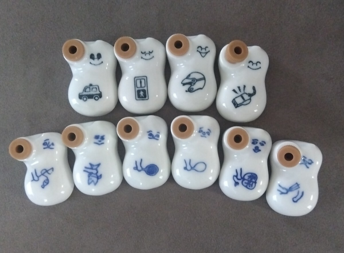 ㉖ 崎陽軒 醤油さし レトロ 大35個 小10個 ひょうちゃん – 崎陽軒