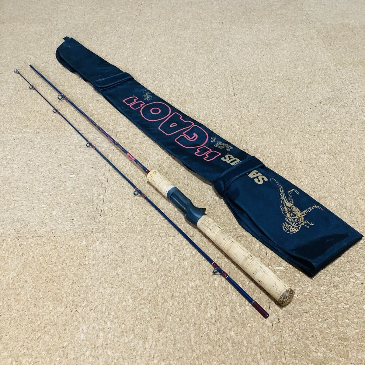 Yahoo!オークション -「ザウルス gao」(バス用) (ルアーロッド)の落札