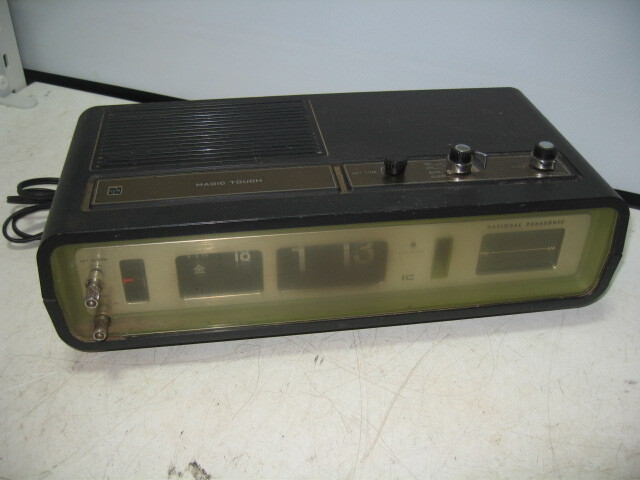 Yahoo!オークション -「ナショナル パタパタ時計」(ラジオ