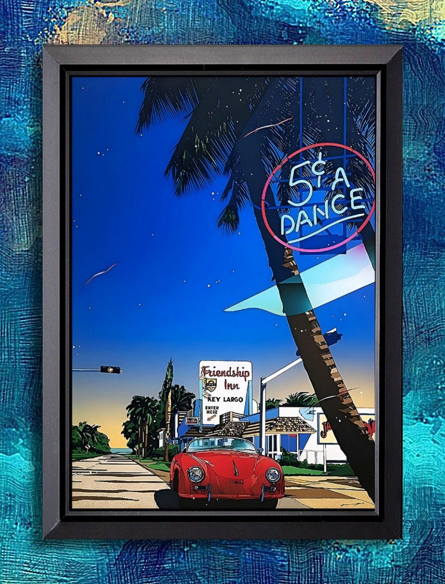 鶴田一郎 / アート【A4サイズ写真ポスターフレーム付き4点セット