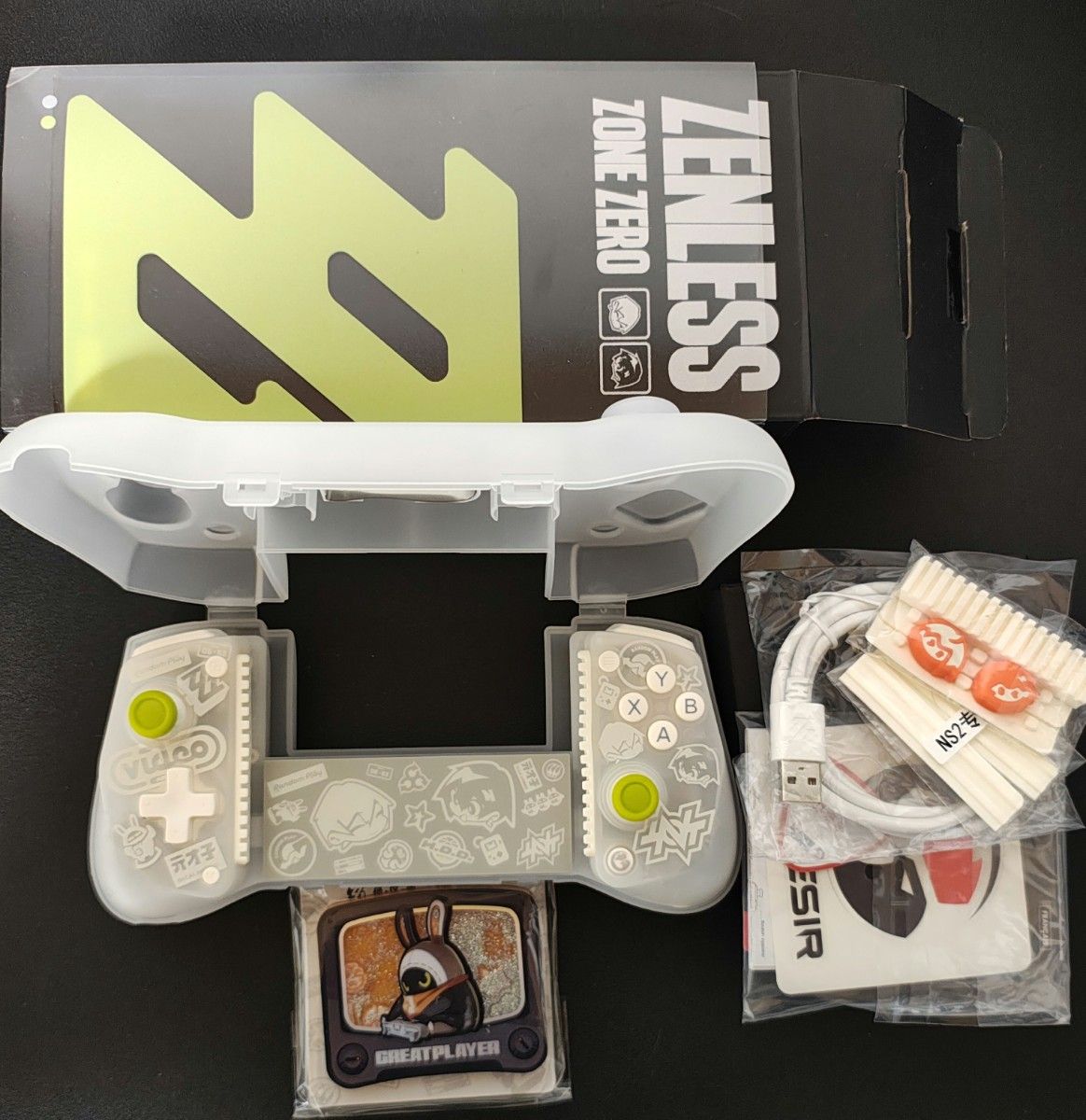 GameSir X5 Lite スマホコントローラー ゼンレスゾーンゼロ 白 GAMESIR