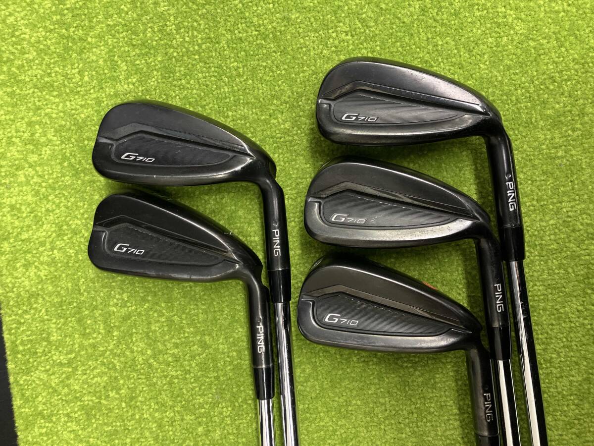 ピン G710 アイアン 5本セット [NS PRO ZELOS 7 フレックス：R