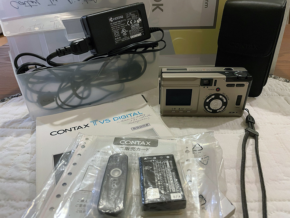 CONTAX T VS シルバー 2台セット ケース付き CONTAX T VS シルバー 2台