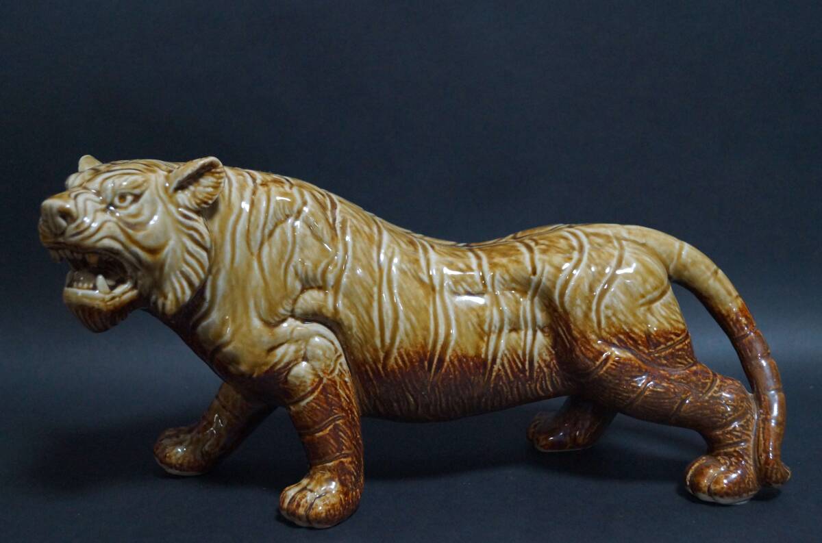 Yahoo!オークション -「虎 置物」(信楽) (日本の陶磁)の落札相場・落札価格