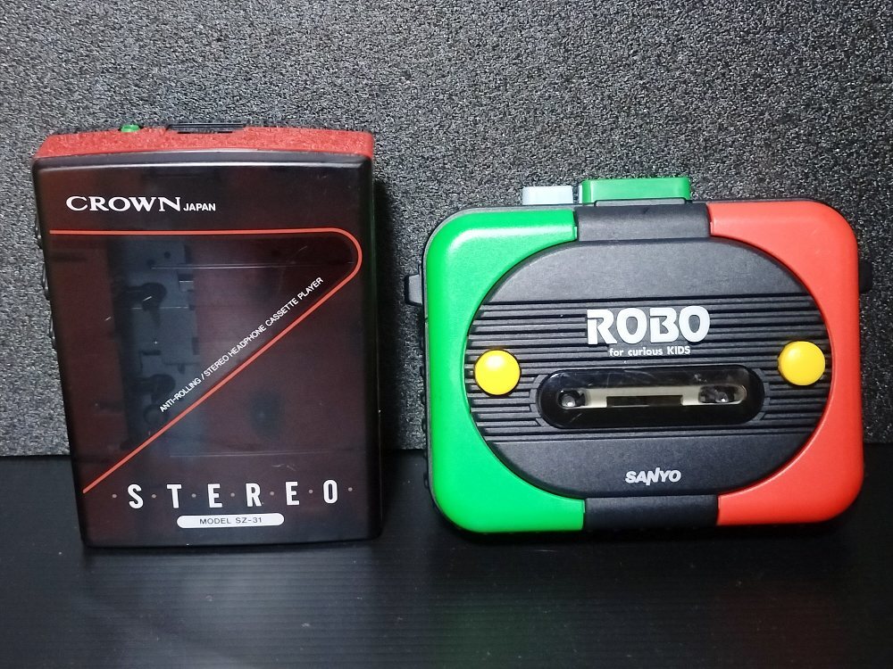 Yahoo!オークション -「crown」(再生専用) (カセットプレーヤー)の落札