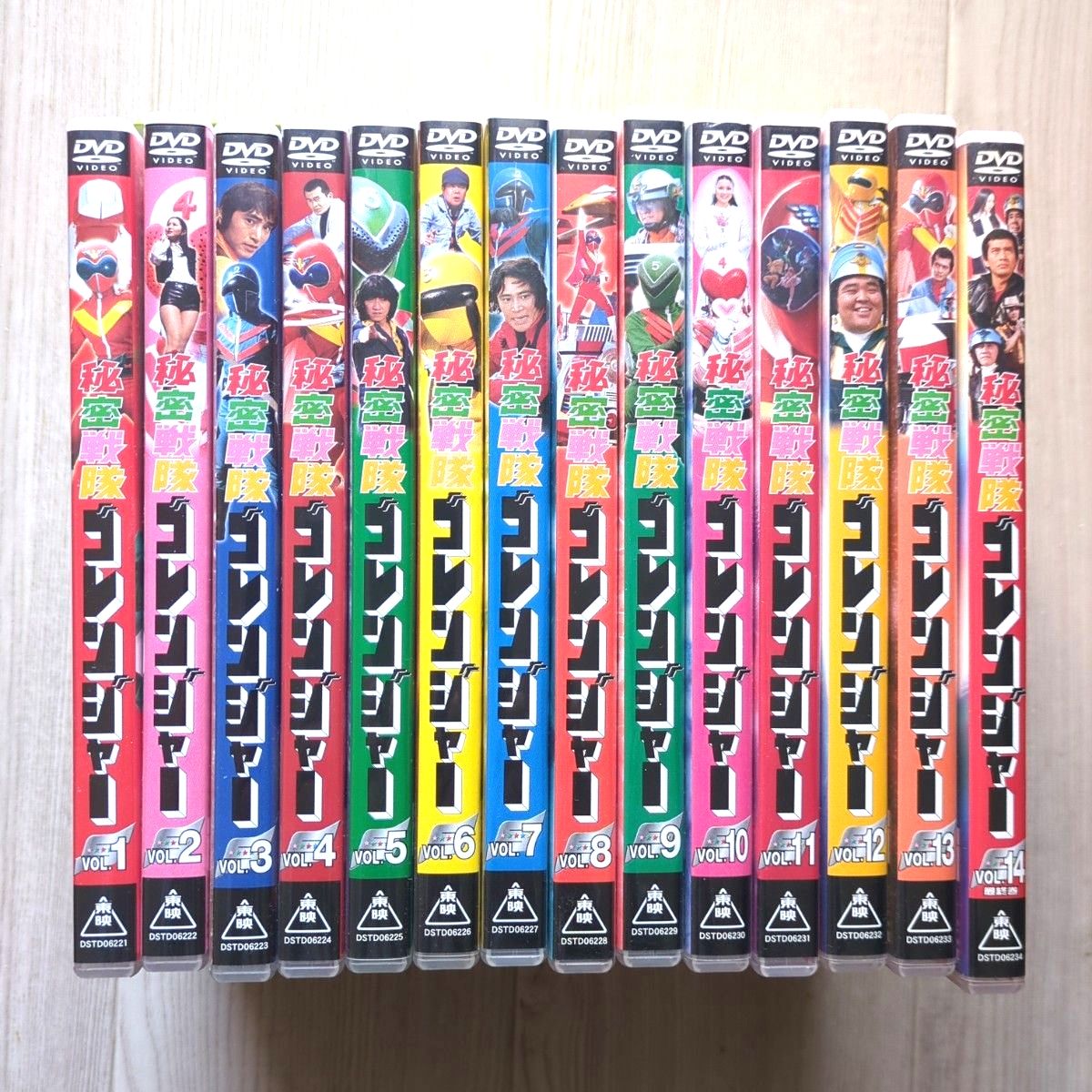 新品ケース交換済み 秘密戦隊ゴレンジャー DVD全14巻セット｜Yahoo
