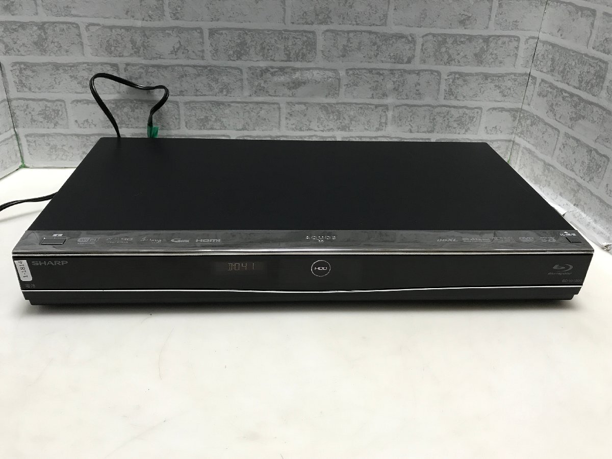 シャープ AQUOSブルーレイ BD-W1500 オークション比較 - 価格.com