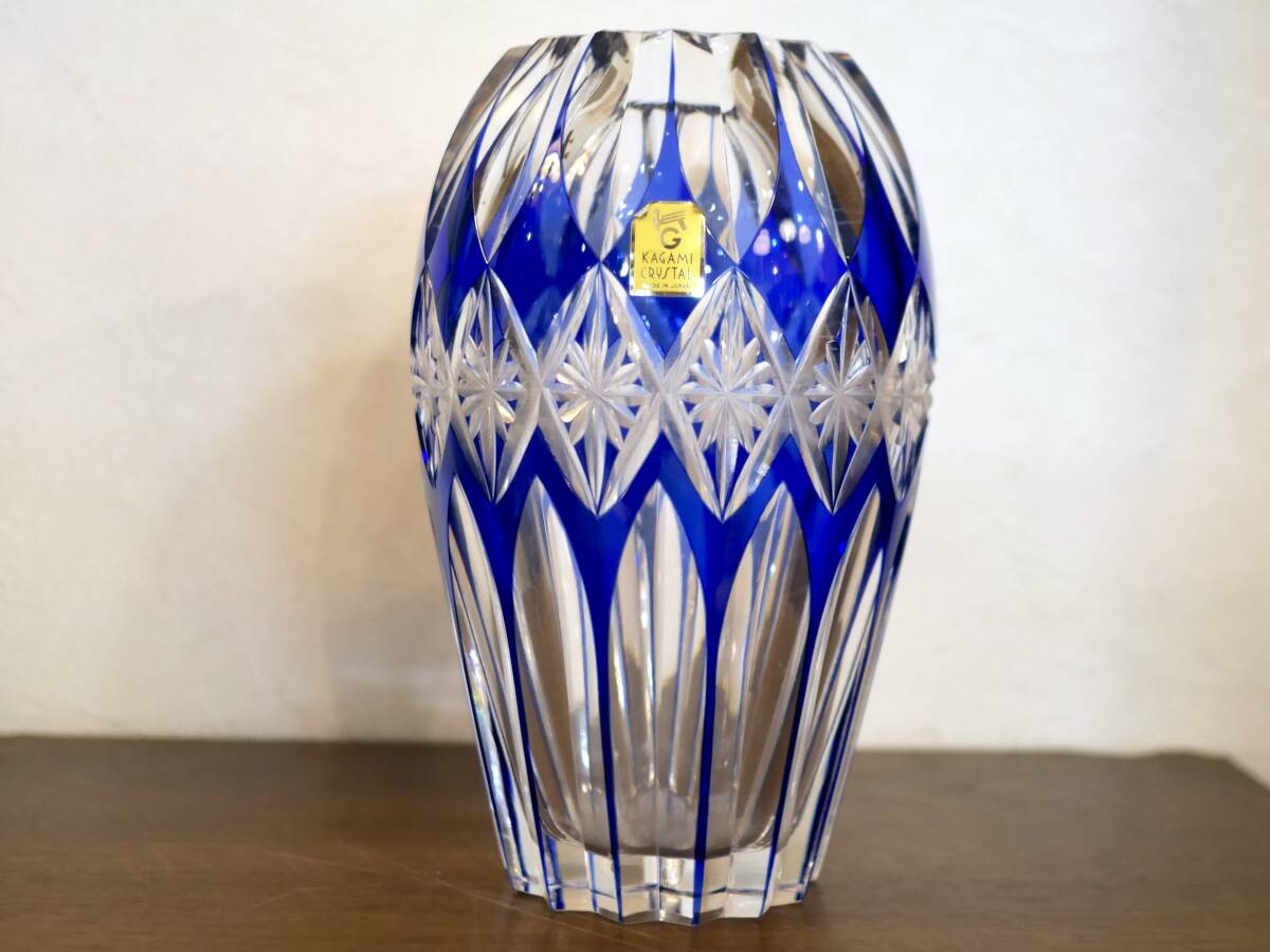 Yahoo!オークション -「カガミクリスタル 花瓶」の落札相場・落札価格
