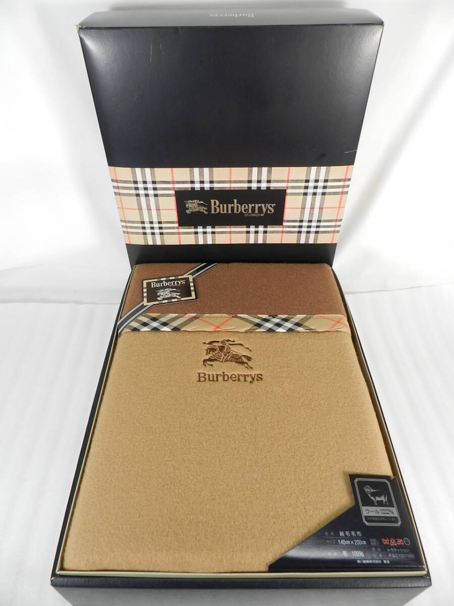 Yahoo!オークション -「バーバリーウール毛布」の落札相場・落札価格