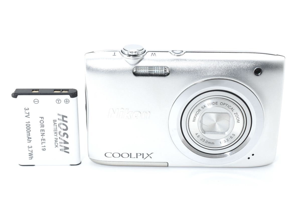 Yahoo!オークション - 「ニコンcoolpix a100 シルバー デジタルカメラ