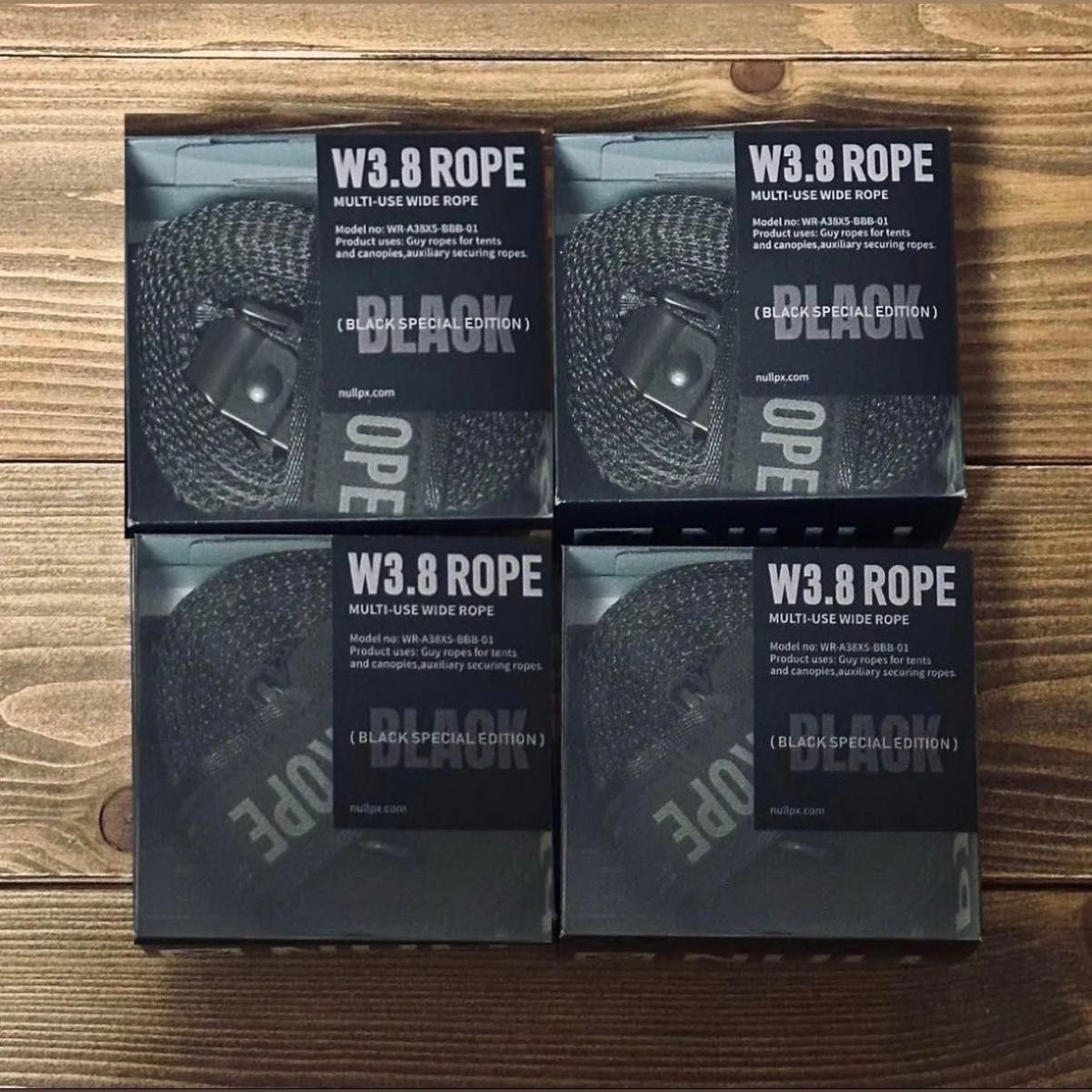 2本セット NULLPIXEL W3 8 ROPE WANTKEY exclusive ウォンキーキャンプ
