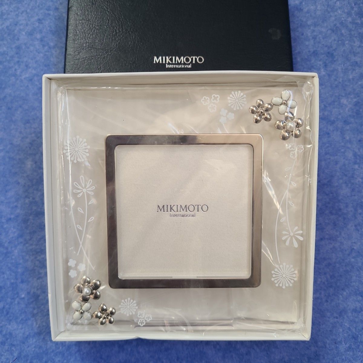 MIKIMOTO ミキモト パール付き フォトフレーム フォトスタンド 真珠