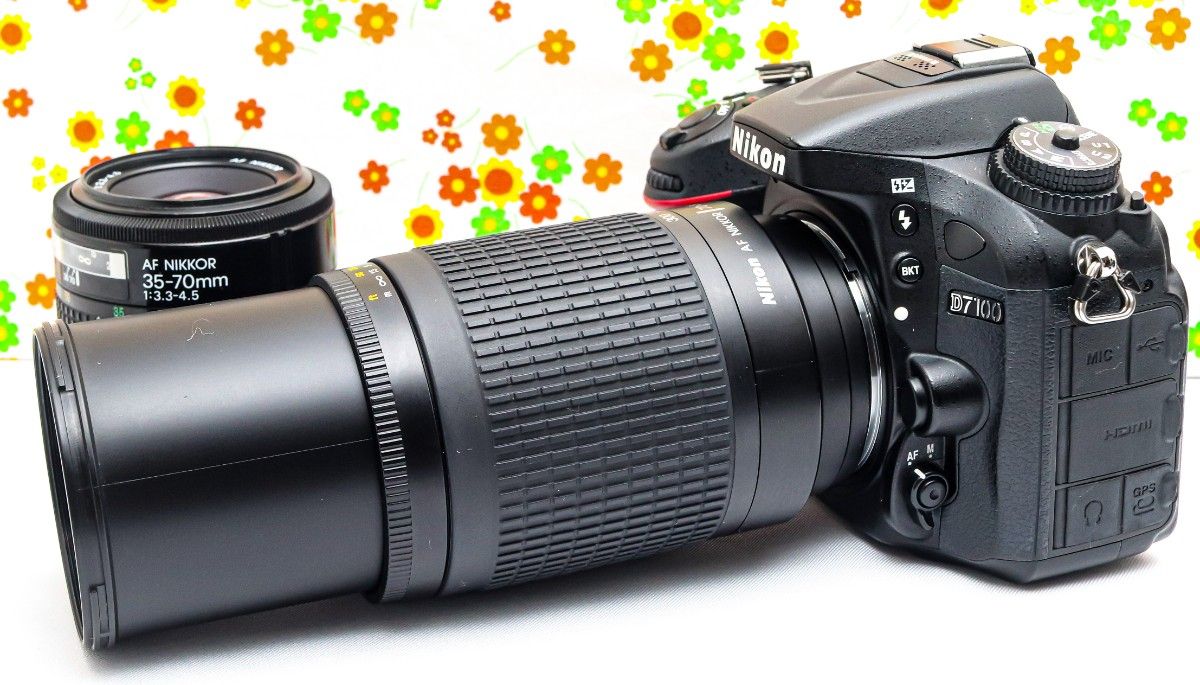トリプルレンズセット】Nikon D7100 スマホ転送 写真も動画もこれ1台