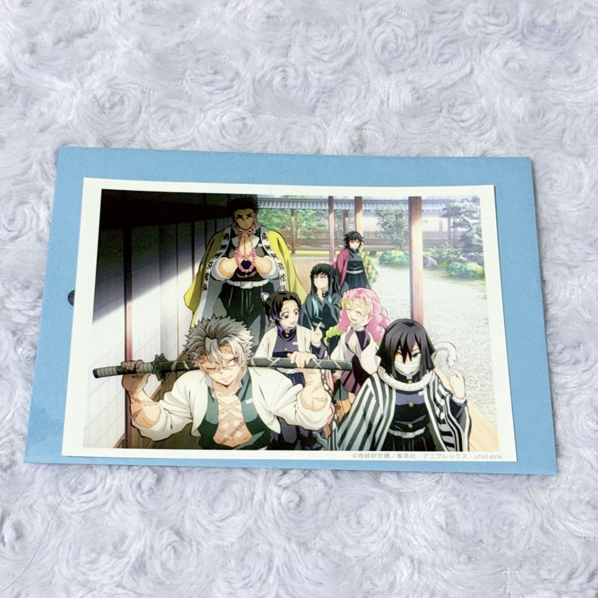 鬼滅の刃 C105 コミケ 柱稽古編 幕間画集豪華版 【箔押しミニ色紙 伊黒