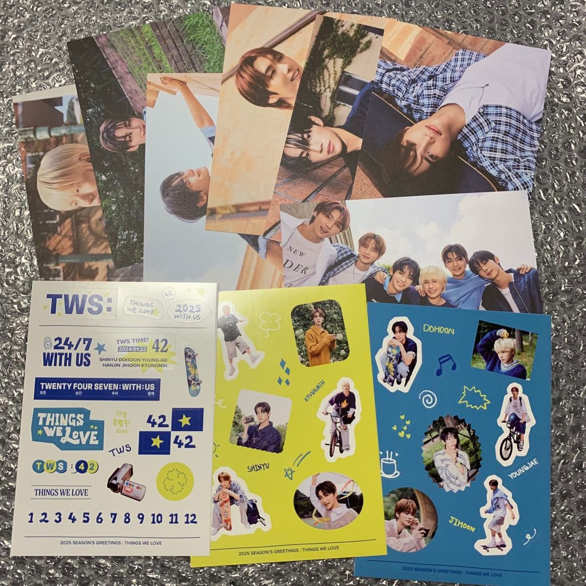 シニュ ハンジン TWS はじめまして トレカ weverse 封入 ユニット