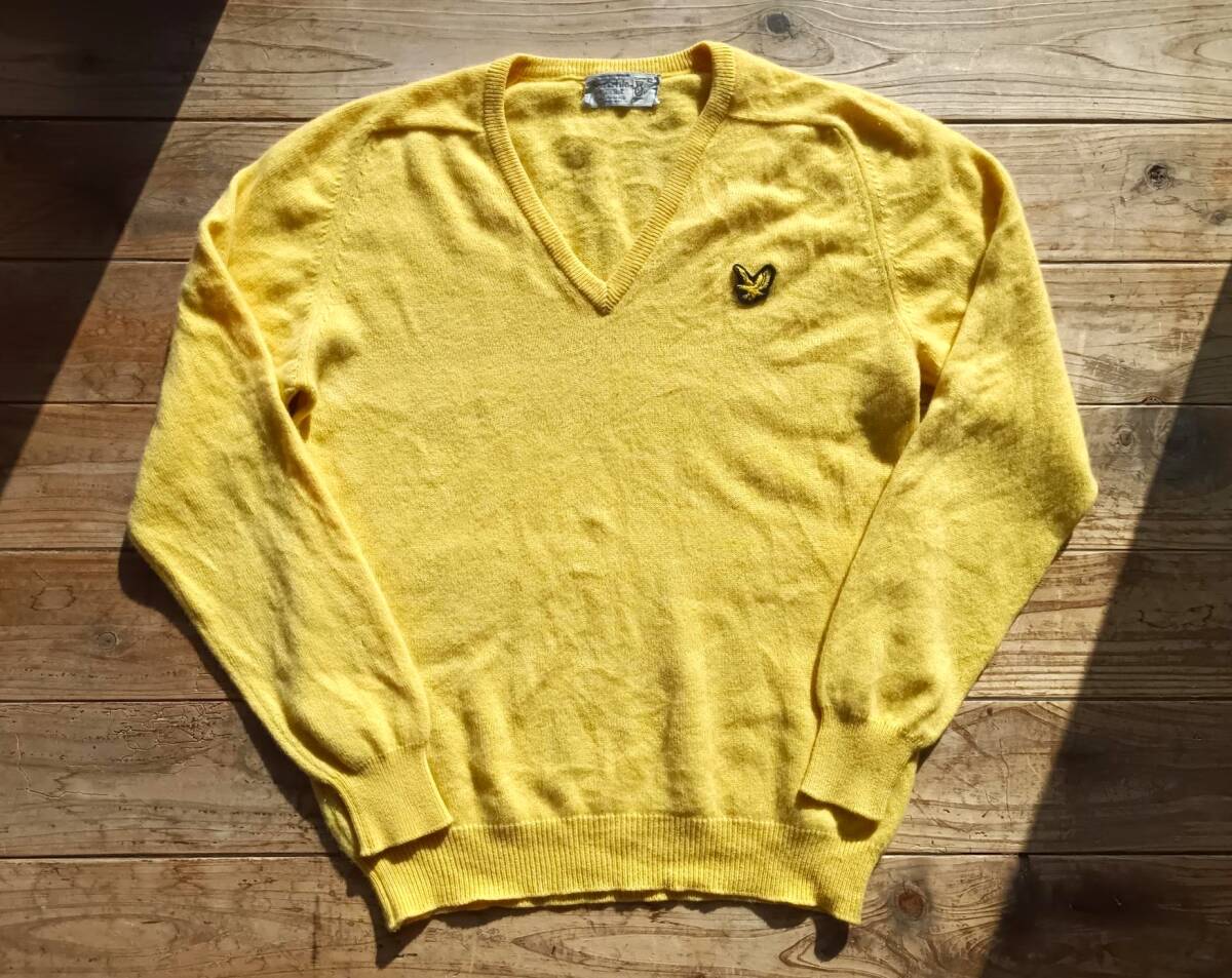lyle&scottカシミアセーター/ライルアンドスコット サイズ42 シミ