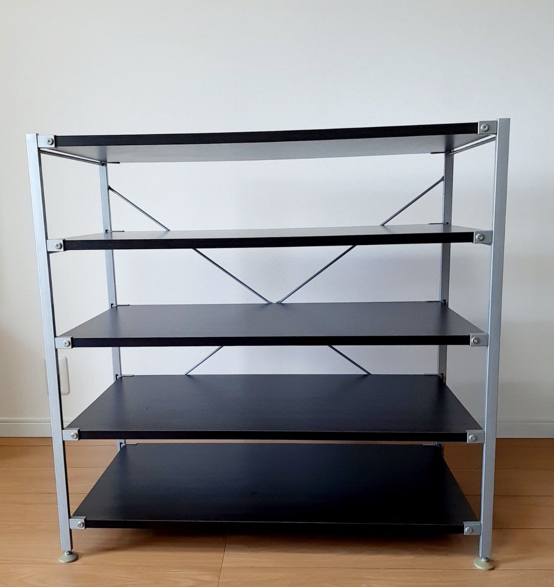 横幅80cm ボルトラック ワイヤークロス 男前インテリア 西海岸 ラック