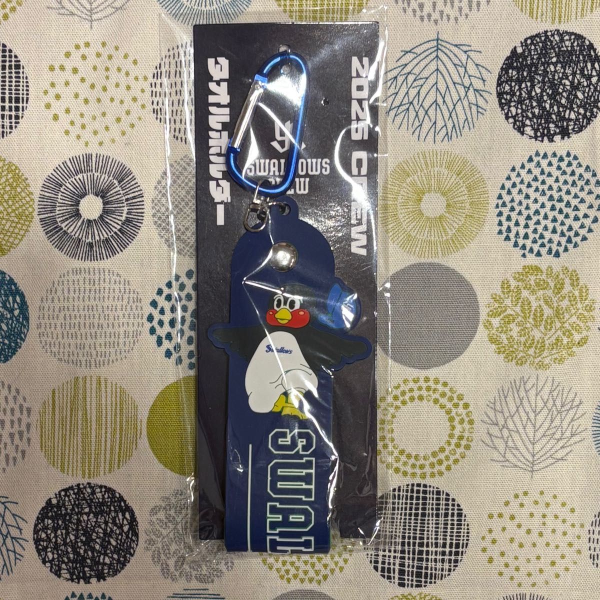 東京ヤクルトスワローズ 2025CREW つば九郎 ジッパーバッグ4枚 タオル