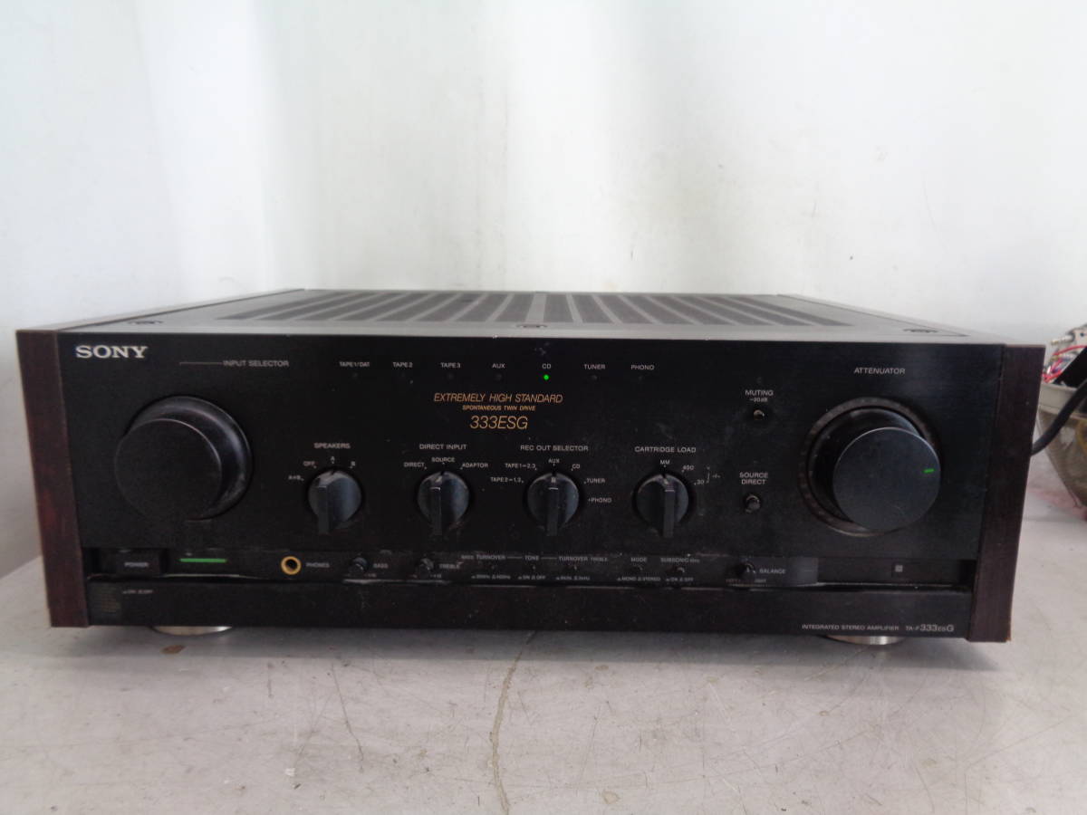 Yahoo!オークション -「sony 333esg」(アンプ) (オーディオ機器)の落札