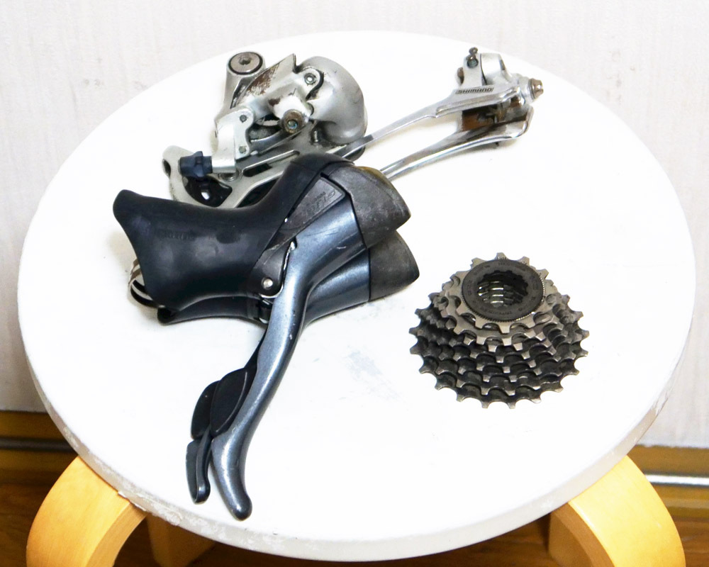 8速セット○シマノクラリス○8Sシフター&ディレイラー&スプロケ