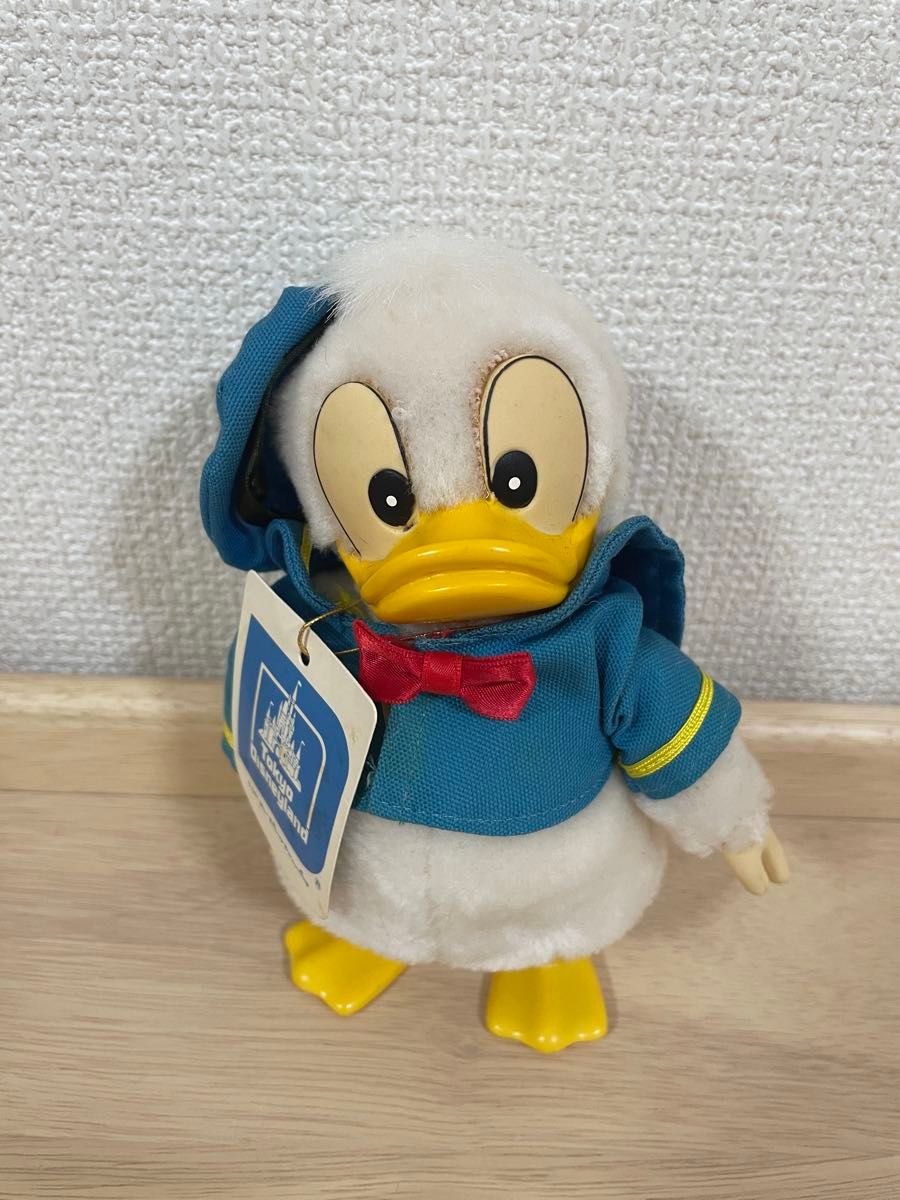 手鏡 レトロ ドナルドダック 赤 ヴィンテージ 昭和レトロ ディズニー