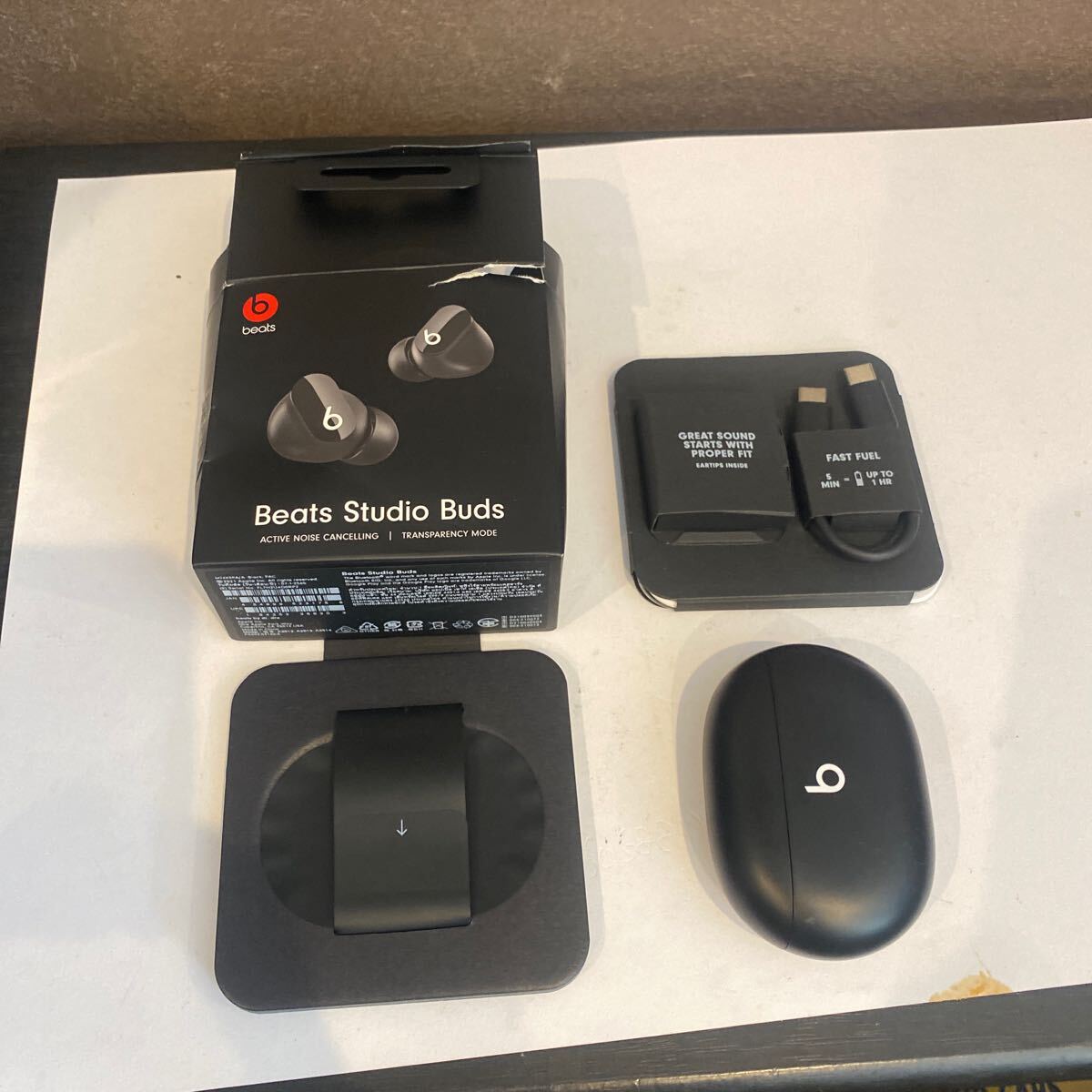 ビーツ・エレクトロニクス Beats Studio Buds MJ4X3PA/A [ブラック