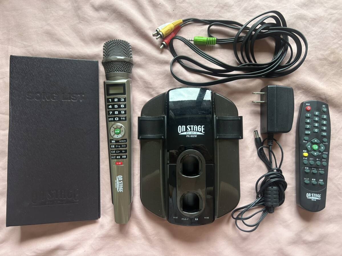 Yahoo!オークション -「パーソナルカラオケ on stage pk-902w」の落札