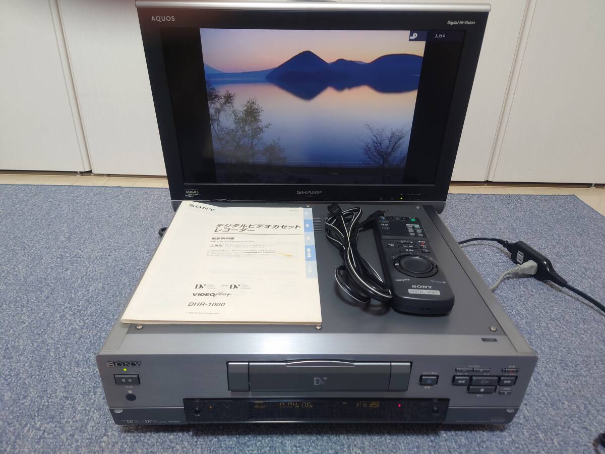 Yahoo!オークション -「sony dhr-1000」(ビデオデッキ) (映像機器)の